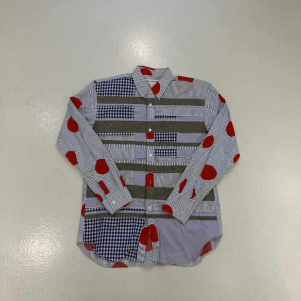 COMME des GARCONS SHIRT Stripe Dot Print