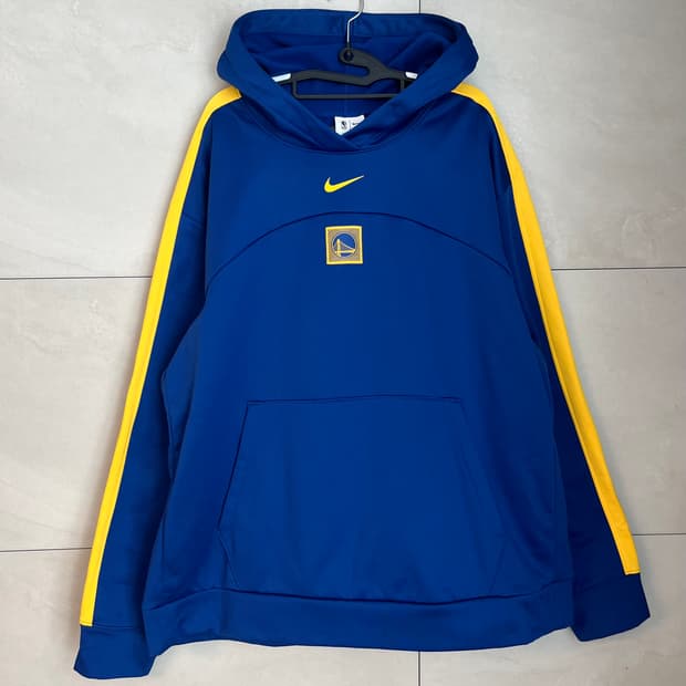 [2XL]나이키 NBA 골든스테이트 워리어스 풀오버 후드티  