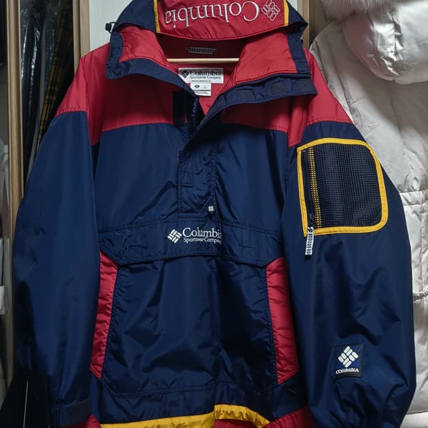 콜롬비아 빈티지 아노락 후드 바람막이