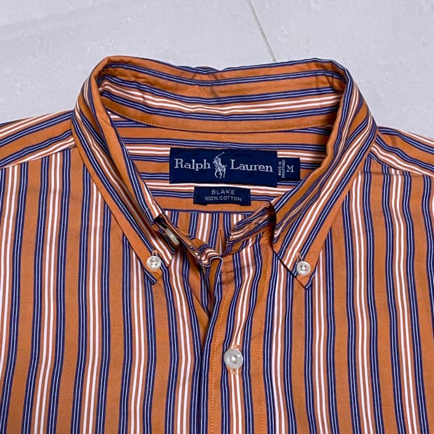 POLO 폴로 랄프로렌 만다린 스트라이프 셔츠