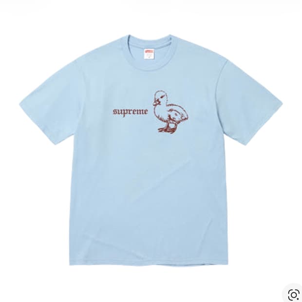 슈프림 덕 반팔 티셔츠