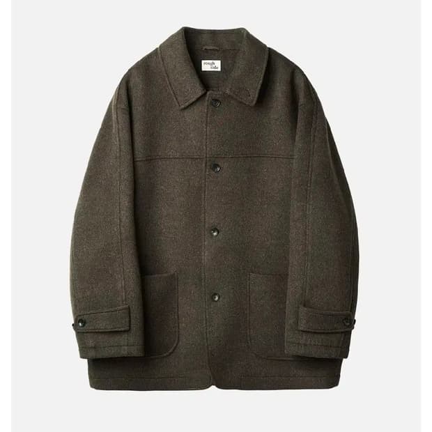 (2) rough side penny car coat 브라운 판매합니다