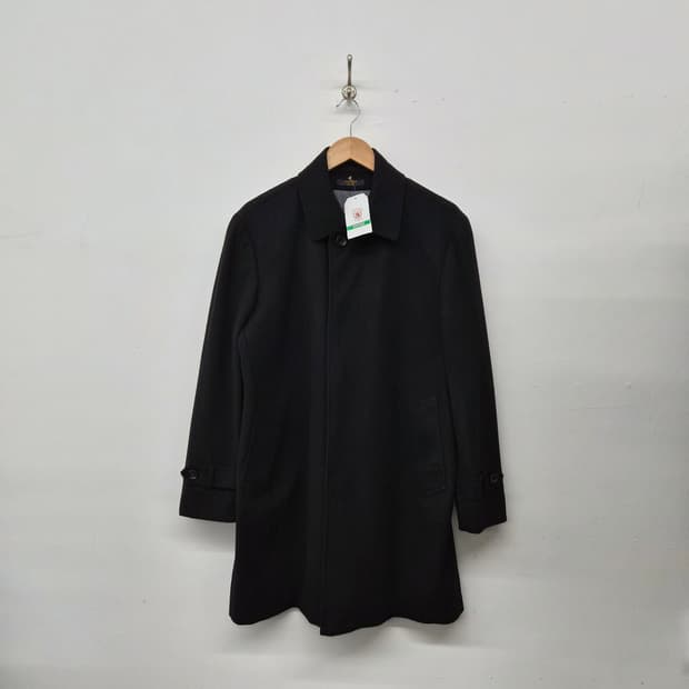캐시미어 100% 검정색 기본 코트 남성 L
