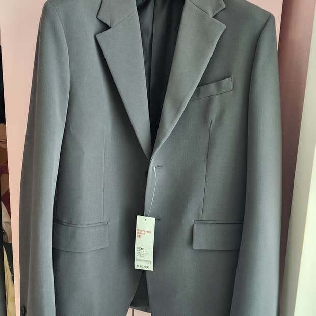 (새상품) 8 Seconds 에잇세컨즈 그레이 블레이저 M(95~100)