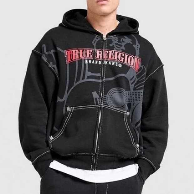 [새제품] 트루 릴리전 빅티 후드집업