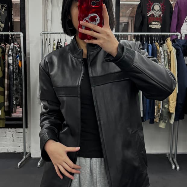 LEE 리 소가죽 레더자켓