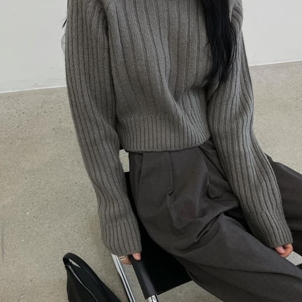 웨어러블 니트 - 블랙