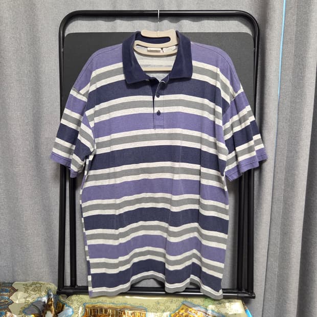 American vintage 반팔 카라 티셔츠 L(100)