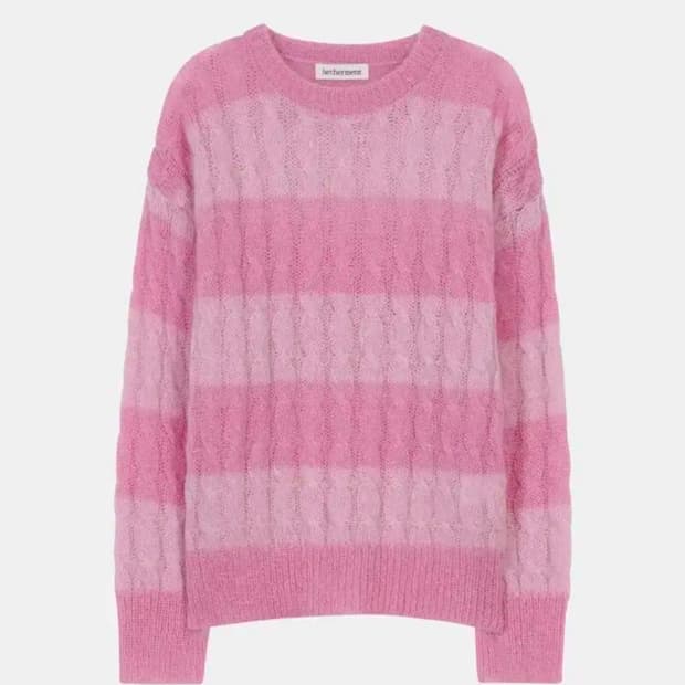 헤더먼트 키드모헤어 니트