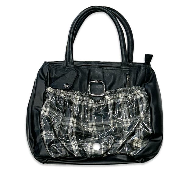 PVC check belt bag