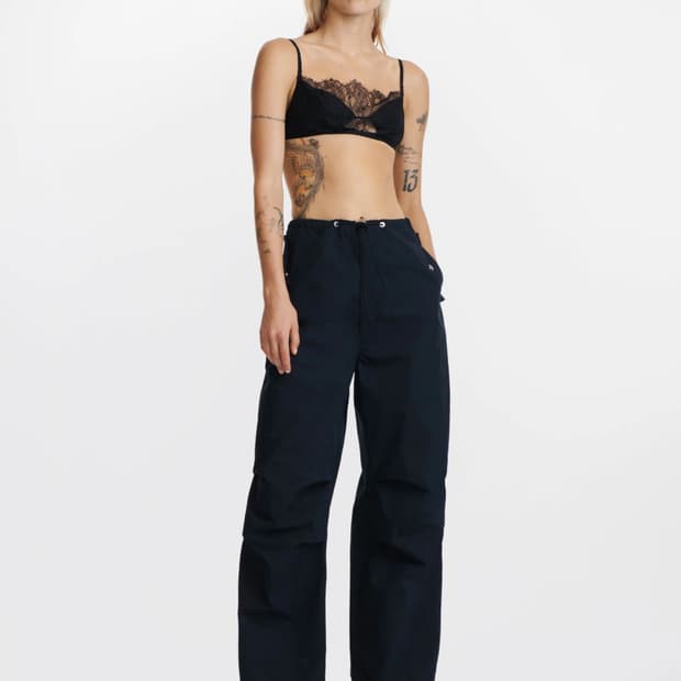 디온리 Dion Lee 파라슈트 코튼 팬츠 블랙 xs