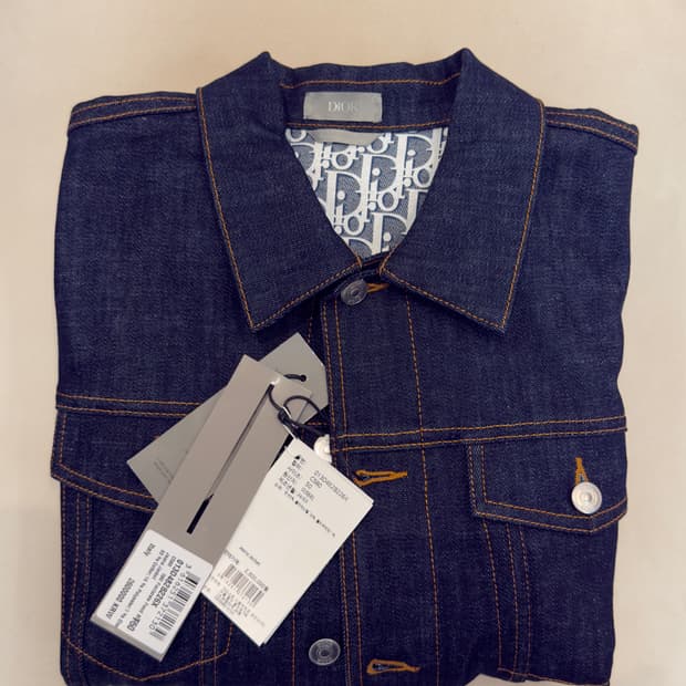 디올 남성 데님 자켓 50사이즈 (새상품)