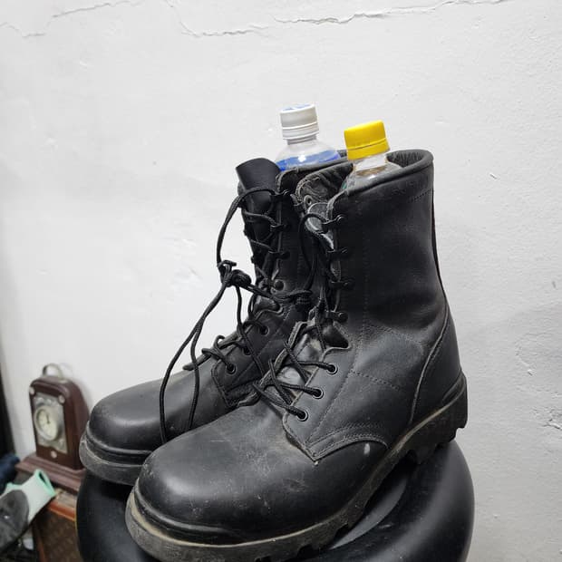 리얼레더 밀리터리 전투화