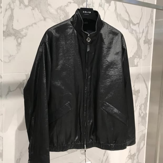 [새상품] 26SS 솔리드옴므 블랙 나일론 블루종 화섬 자켓