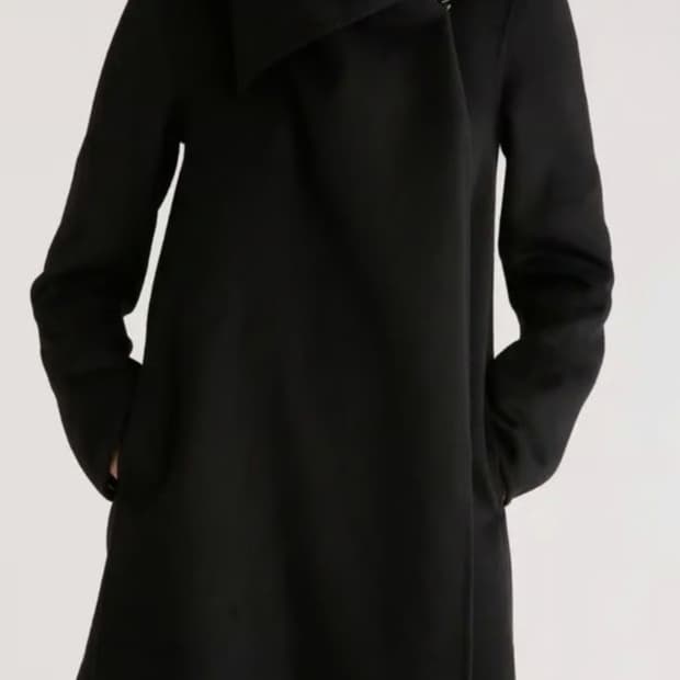 올세인츠 네이비 코트