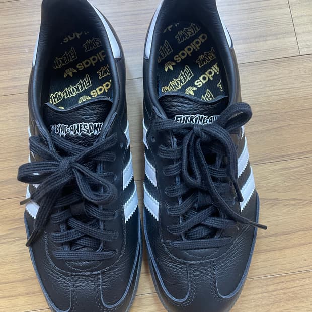 아디다스퍼킹어썸삼바코어블랙230