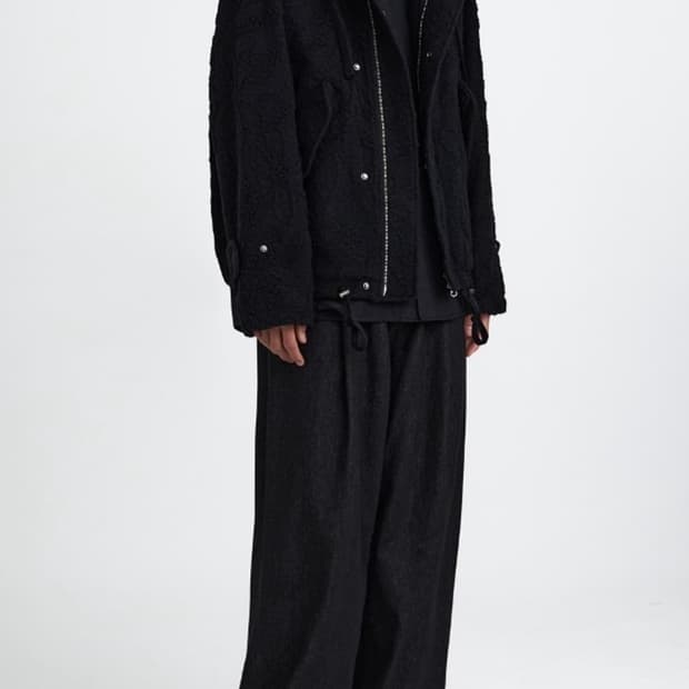 유스 m51 블루종 블랙 플라워 (s)