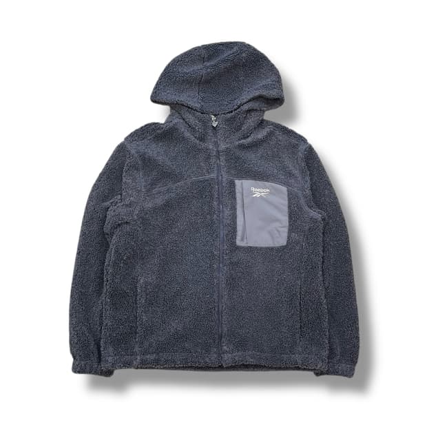 리복 플리스 후드집업 r2102