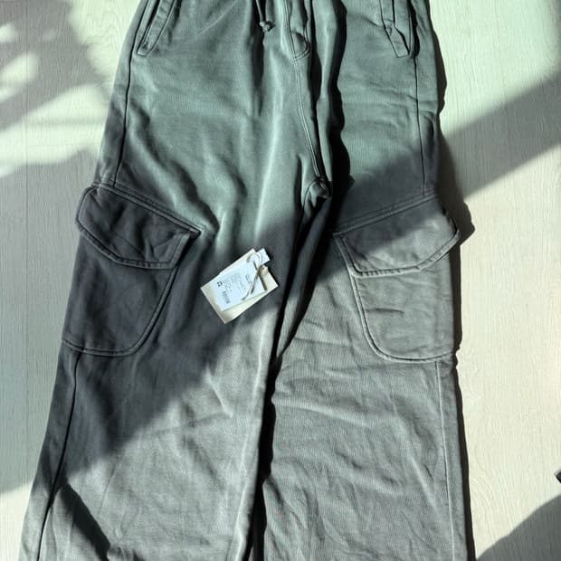 [3] 폴리테루 휴먼인덱스 휴먼카고 스웻팬츠 더티그레이 팝니다