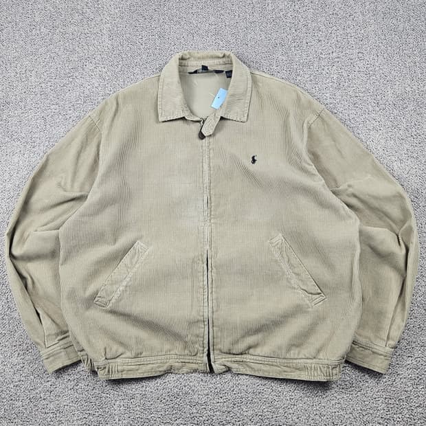 90's 폴로랄프로렌 코듀로이 스윙탑 블루종 자켓 ( L )/ 10300