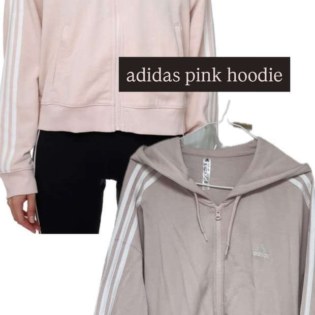 아디다스 희귀 핑크 딸기우유 져지 후드집업 자켓 국내유일 adidas