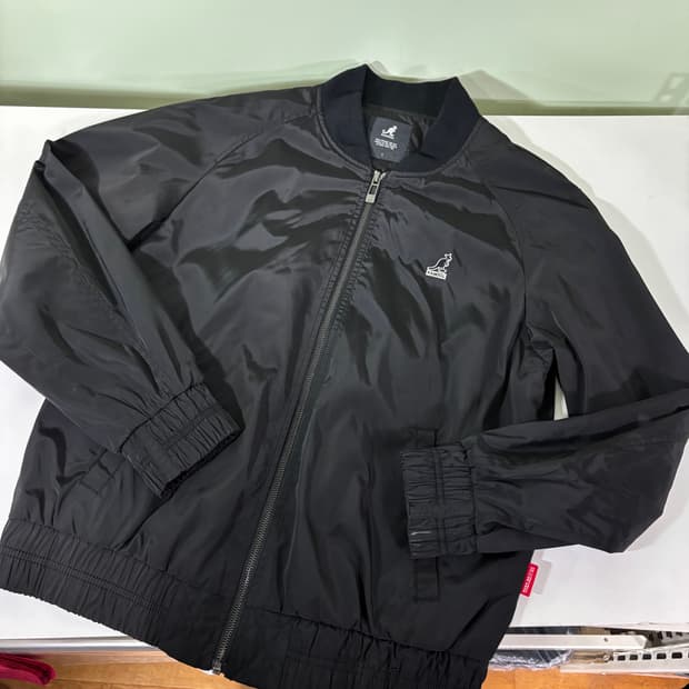 L 캉골 블랙 MA1 블루종 항공점퍼