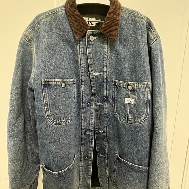 캘빈클라인 빈티지 청자켓