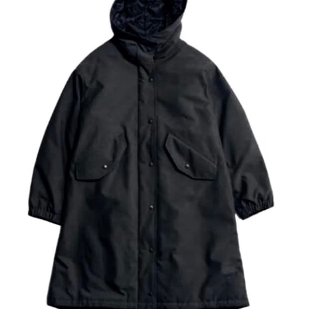 엔지니어가먼츠 유니클로 피쉬테일 파카 블랙