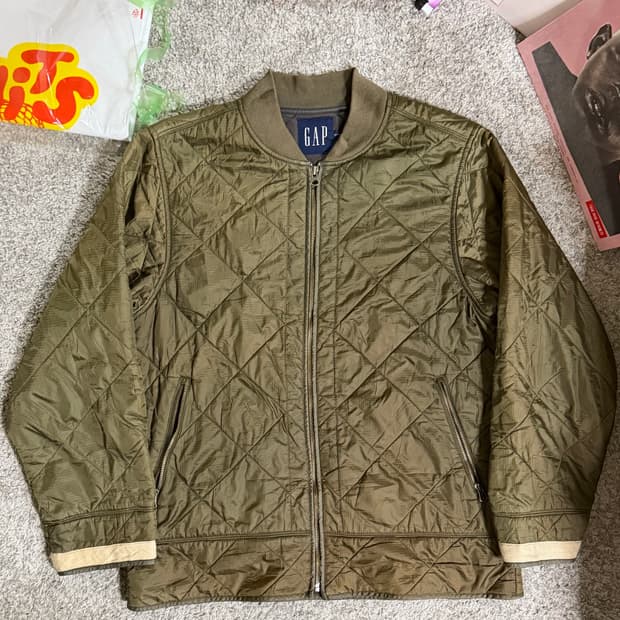 90s 올드 갭 퀼팅 라이너 자켓