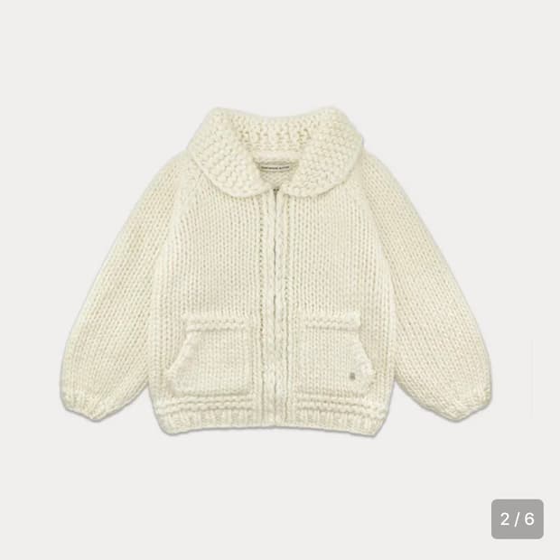 썸웨어버터 울 핸드메이드 스웨터