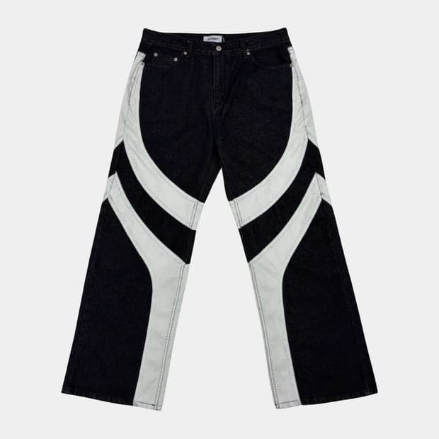 릴 웨이비 트림 데님팬츠