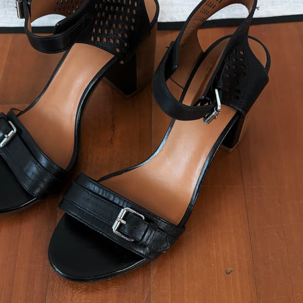 Marc by Marc Jacobs buckle sandal heel