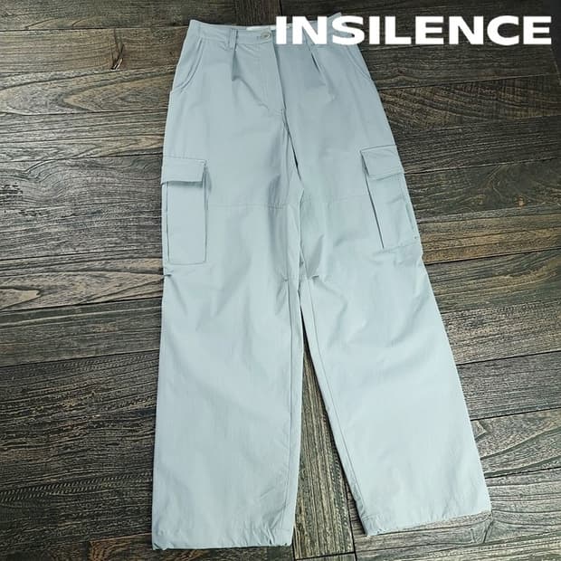 [인사일런스] 나일론 카고 팬츠 라이트 그레이 M19887