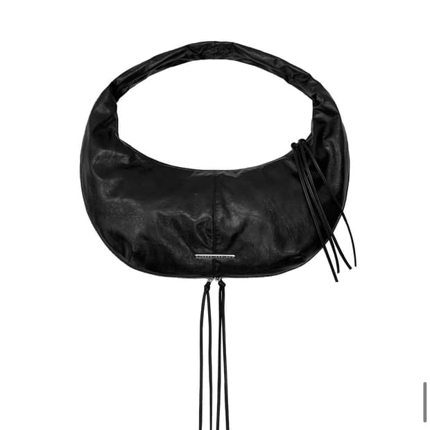 트리밍버드 Zipper Finishing Leather Hobo Bag 