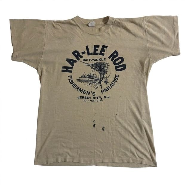 [80s/USA제] 빈티지 Har-Lee Rod 낚시 싱글스티치 티셔츠