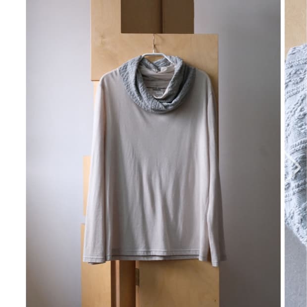 KATHARINE HAMMETT Drape Cowl Neck Top