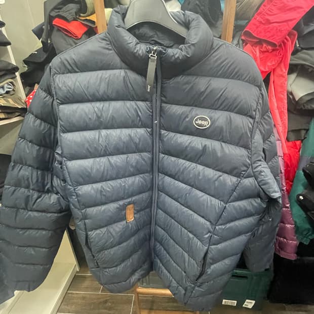 지프 네이비 경량패딩105