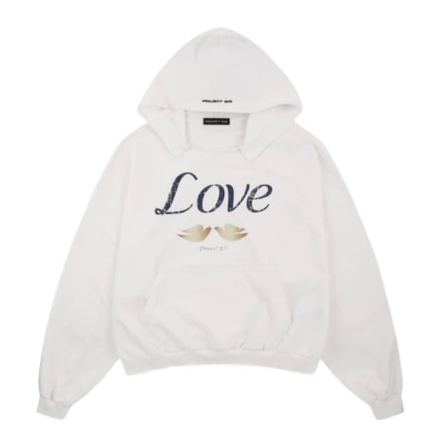 프로젝트 G/R 멤버십 러브 패러디 후드 화이트