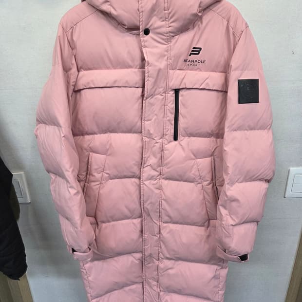 빈폴스포츠 슈퍼다운 롱패딩 95 핑크