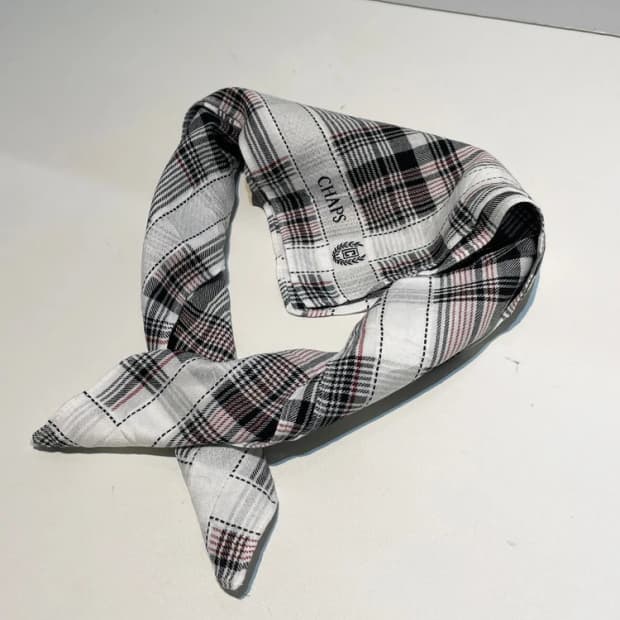 챕스 랄프로렌 00s 재팬 쁘띠 반다나 손수건 A1345