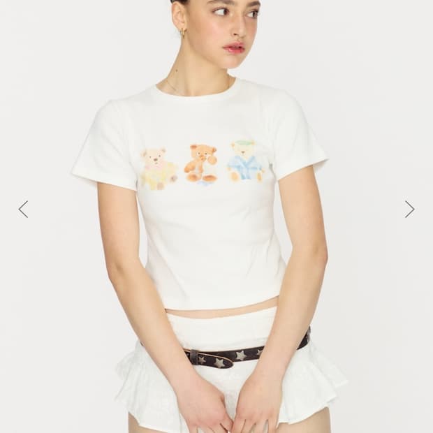 RODEO MICRO MINI SKIRT (WHITE) 