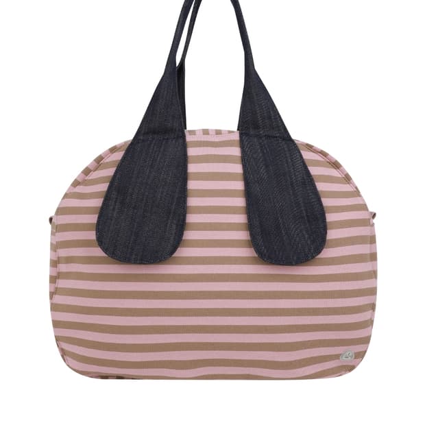 EMA TINY FRIENDS STRIPE BAG PINK BEIGE