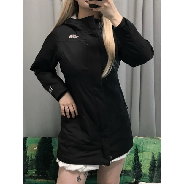 노스페이스 롱 바람막이 자켓 M