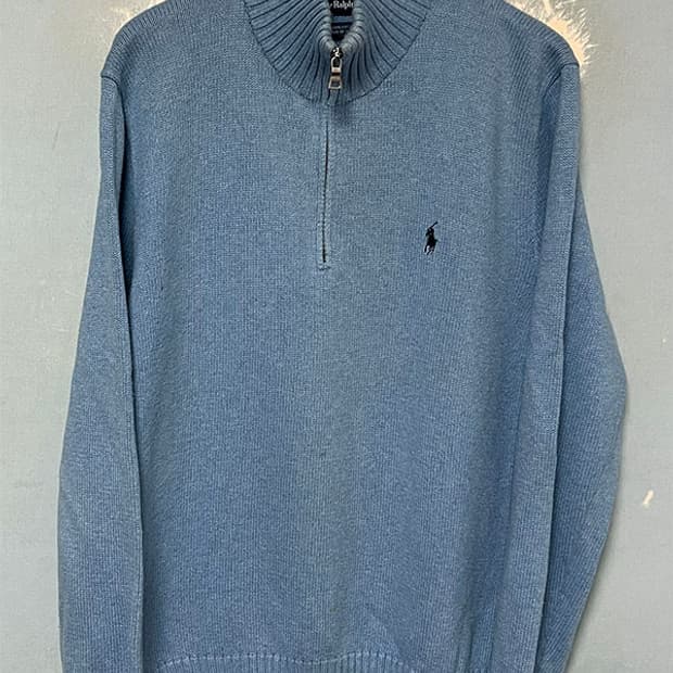 POLO 폴로 남자 반집업니트 겨울 L 100