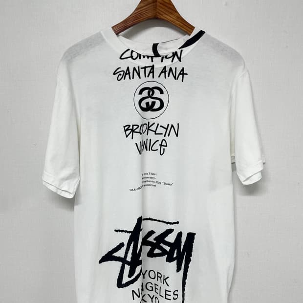 스투시 x 솔로이스트 40주년 월드투어 티셔츠 M