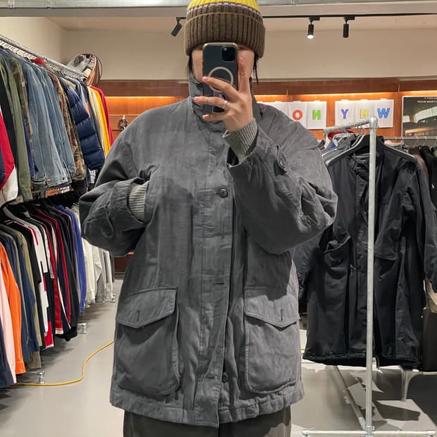 빈티지 스웨이드 헌팅 자켓  