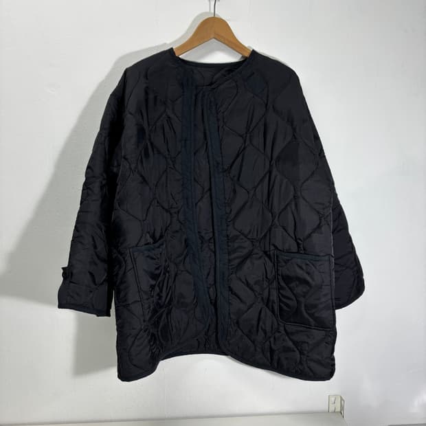 OS 3M 신슐레이트 블랙 오버핏 깔깔이 내피자켓