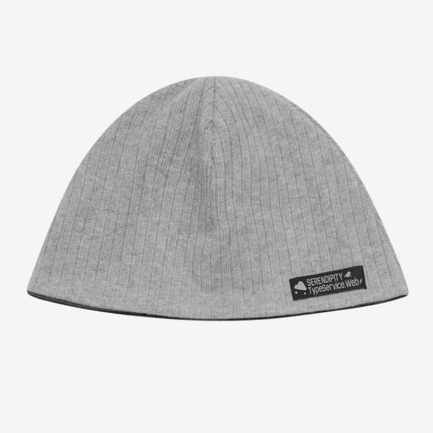 Typeservice Reversible Glitter Beanie