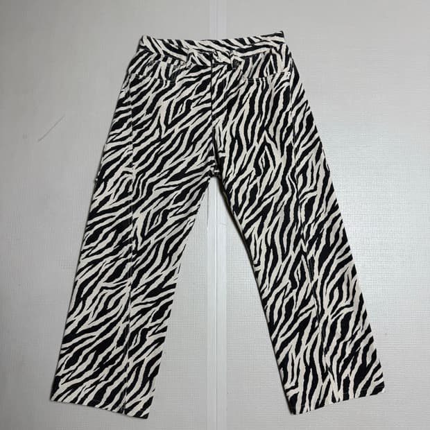 웨스켄 지브라데님 팬츠