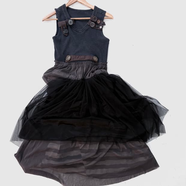 Custom)Antique napoleon cancan onepiece